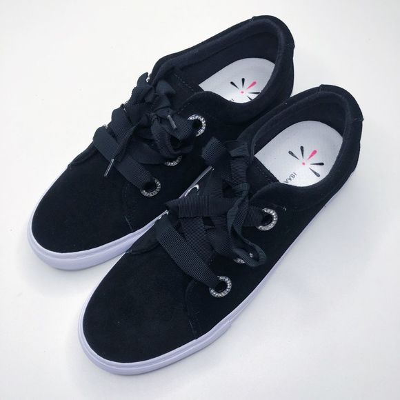 Isaac Mizrahi Shoes - [ISAAC MIZRAHI] Louise Suede Sneakers